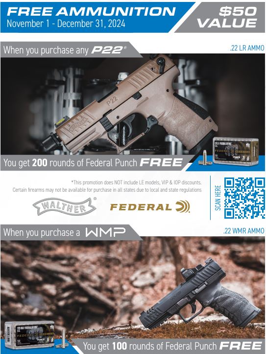 Walther – Free Optic Rebate